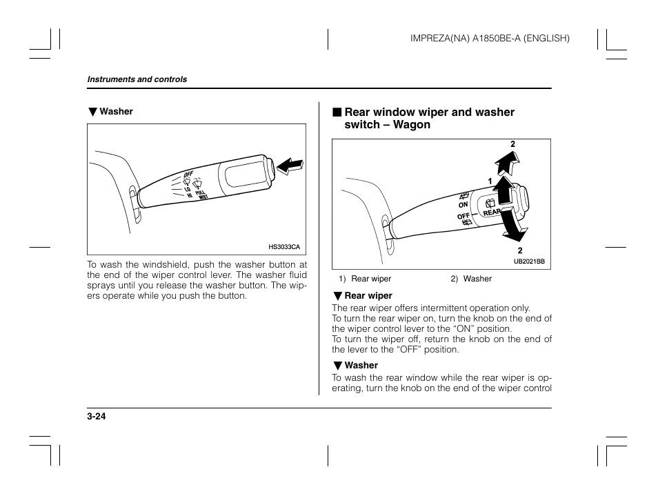Subaru 2003 Impreza User Manual | Page 145 / 425