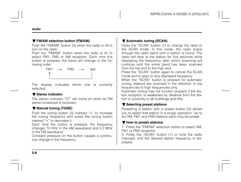 Subaru 2003 Impreza User Manual | Page 175 / 425