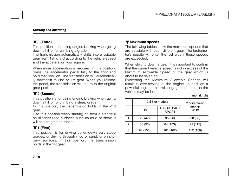 Subaru 2003 Impreza User Manual | Page 239 / 425