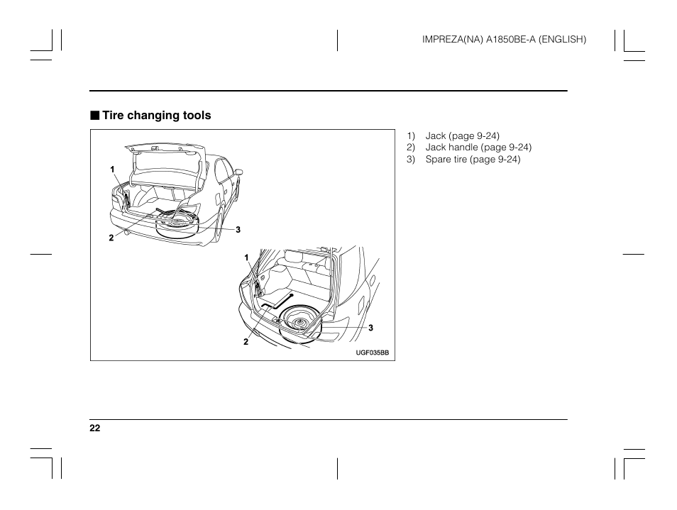 Subaru 2003 Impreza User Manual | Page 25 / 425
