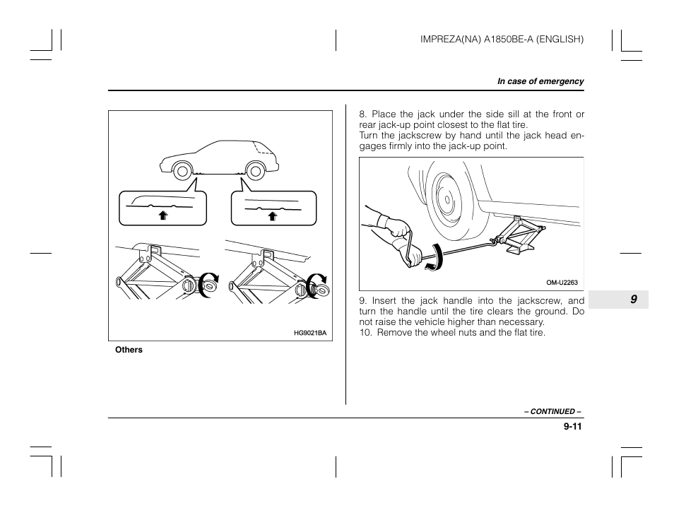 Subaru 2003 Impreza User Manual | Page 302 / 425