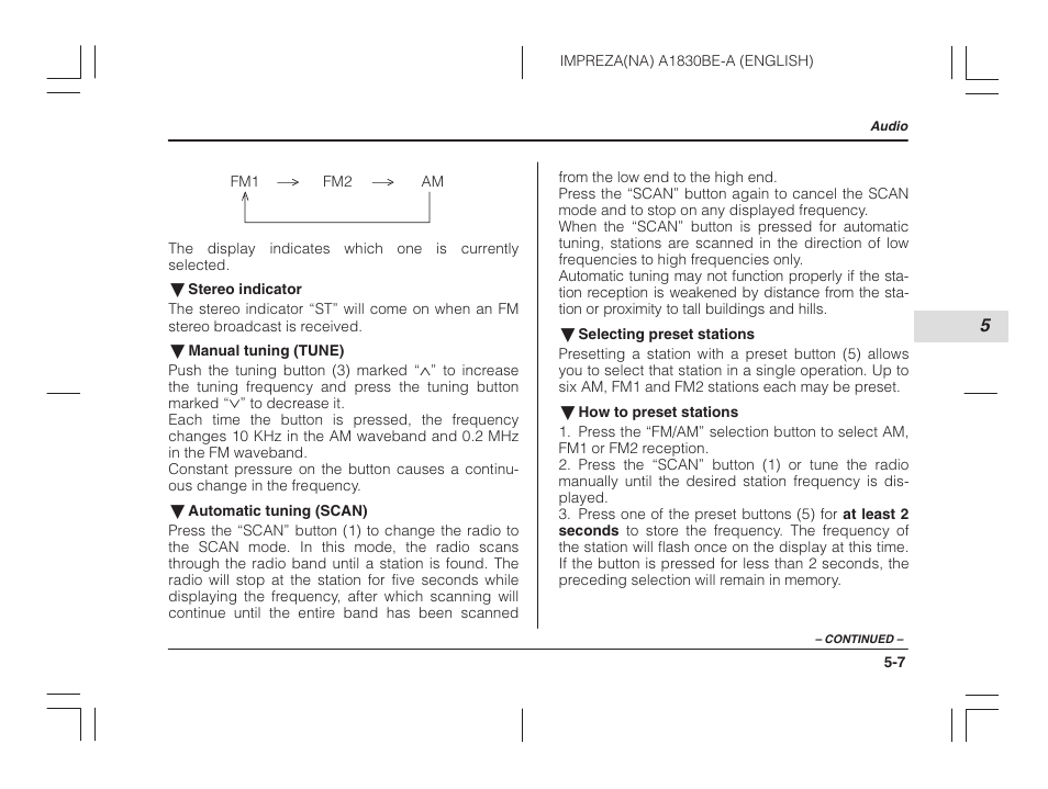 Subaru 2002 Impreza User Manual | Page 164 / 390