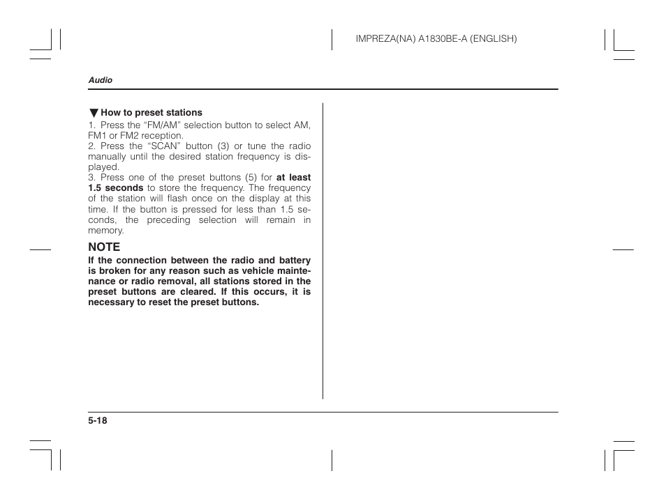 Subaru 2002 Impreza User Manual | Page 175 / 390