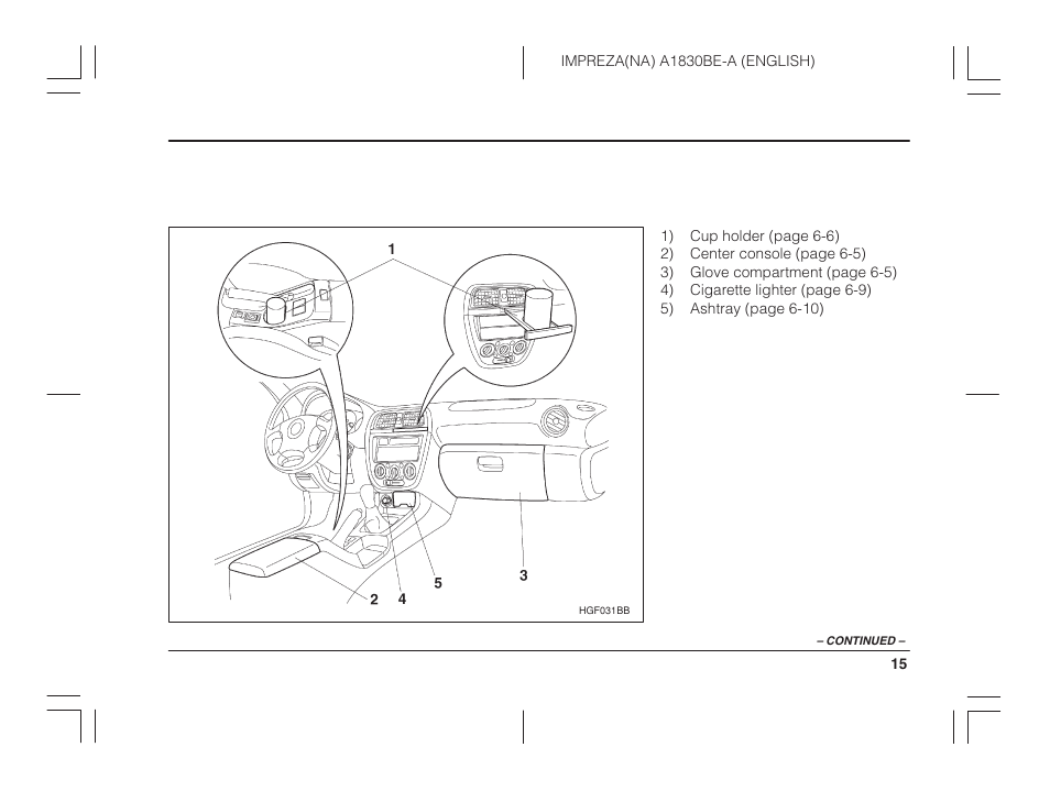 Subaru 2002 Impreza User Manual | Page 18 / 390