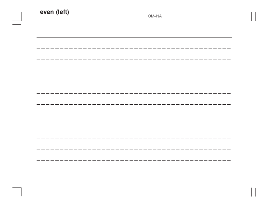 Even (left) | Subaru 2002 Impreza User Manual | Page 201 / 390