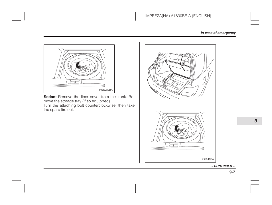Subaru 2002 Impreza User Manual | Page 276 / 390