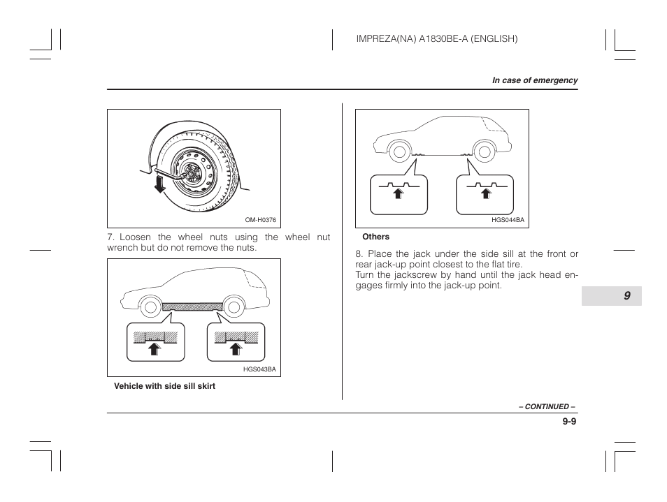 Subaru 2002 Impreza User Manual | Page 278 / 390