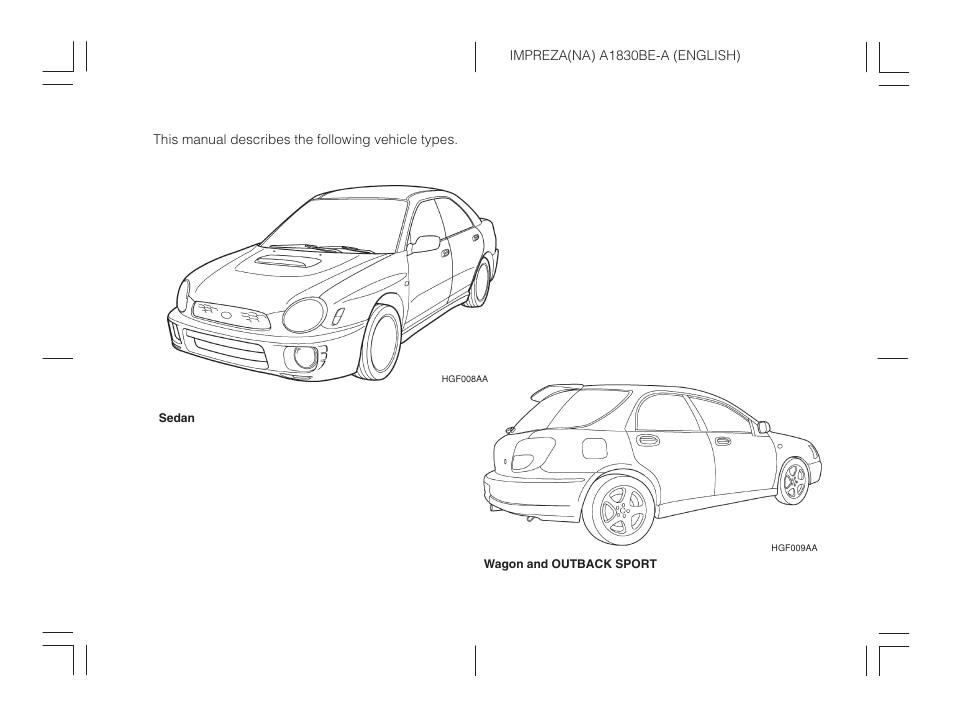 Subaru 2002 Impreza User Manual | Page 3 / 390