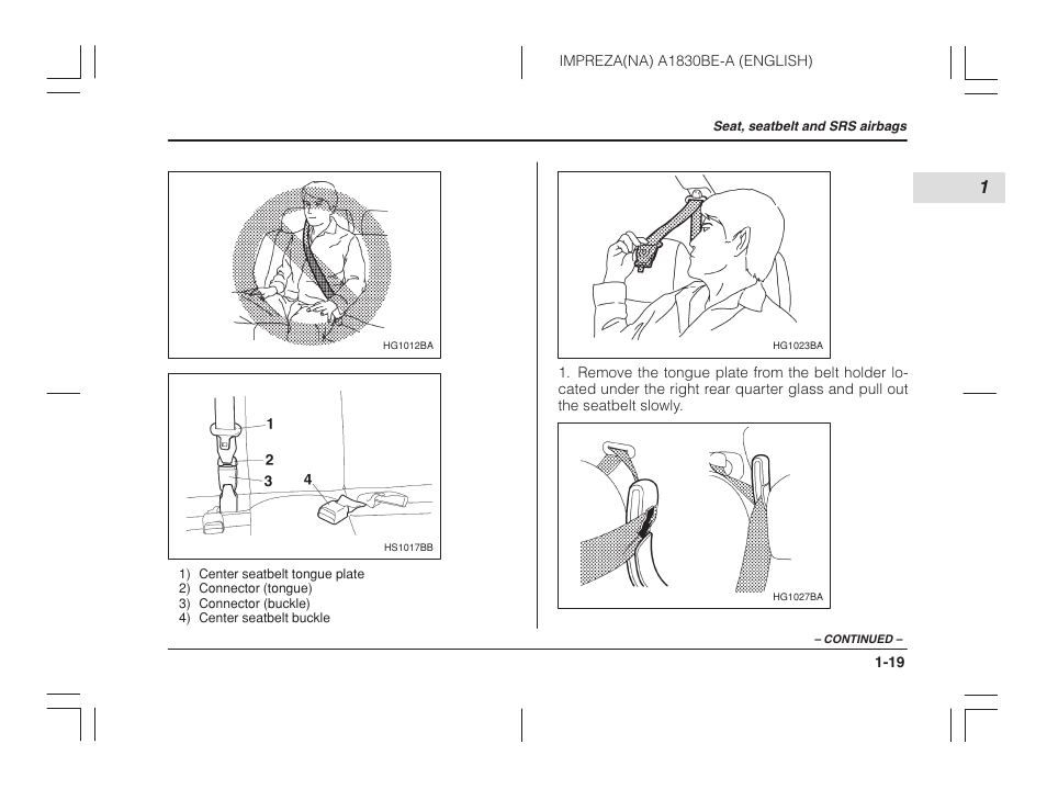 Subaru 2002 Impreza User Manual | Page 42 / 390