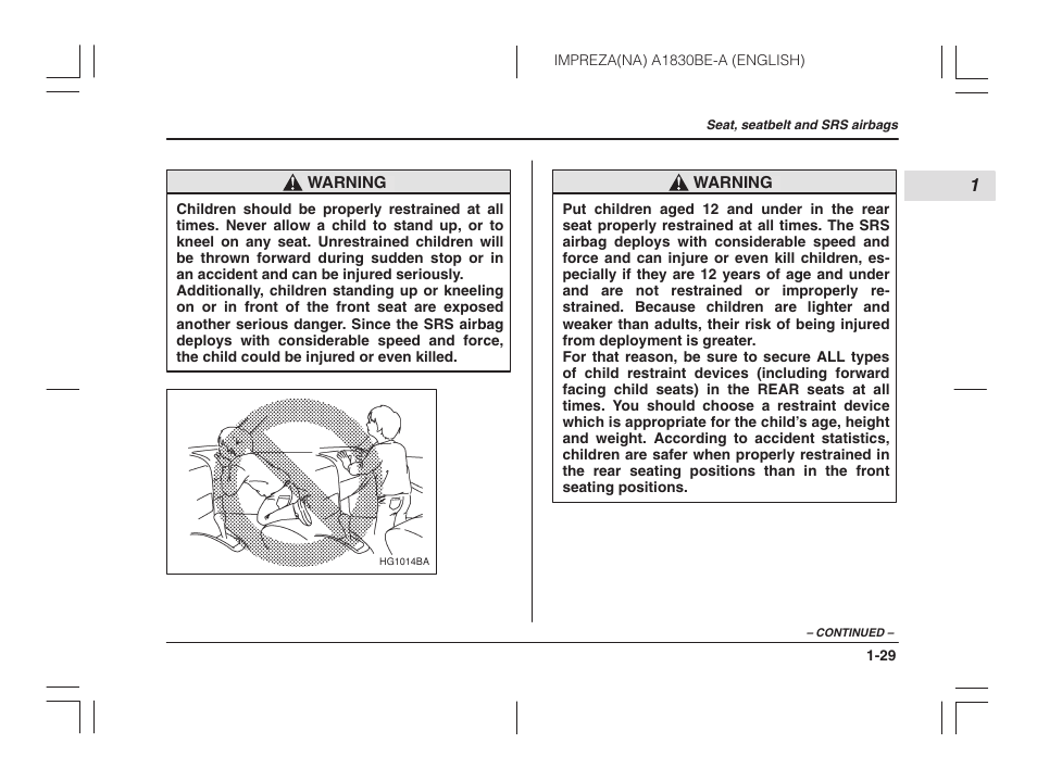 Subaru 2002 Impreza User Manual | Page 52 / 390