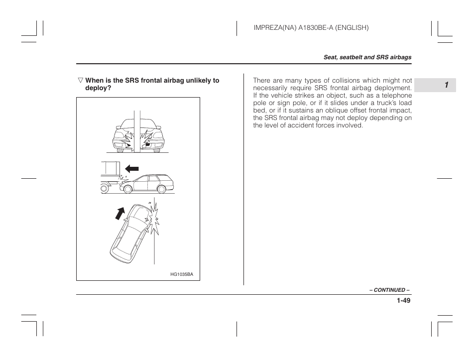 Subaru 2002 Impreza User Manual | Page 72 / 390
