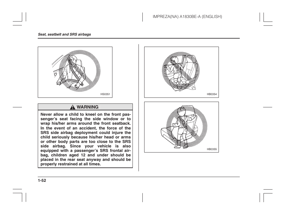 Subaru 2002 Impreza User Manual | Page 75 / 390