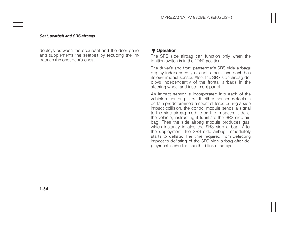 Subaru 2002 Impreza User Manual | Page 77 / 390