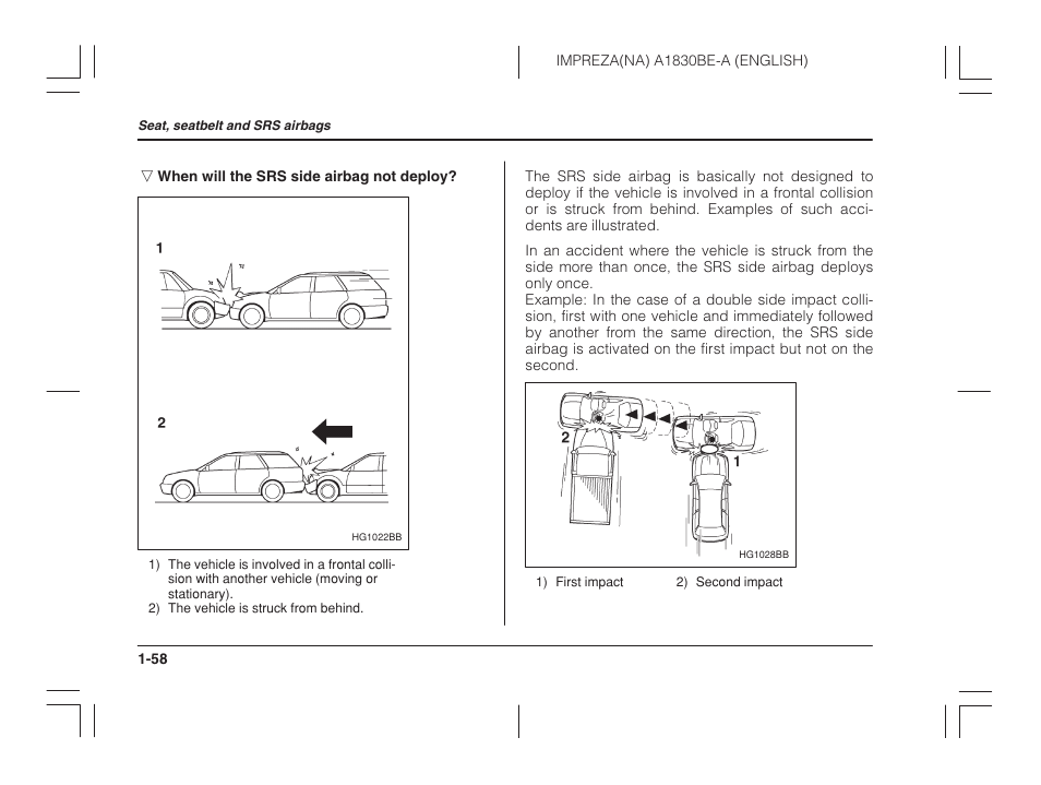 Subaru 2002 Impreza User Manual | Page 81 / 390