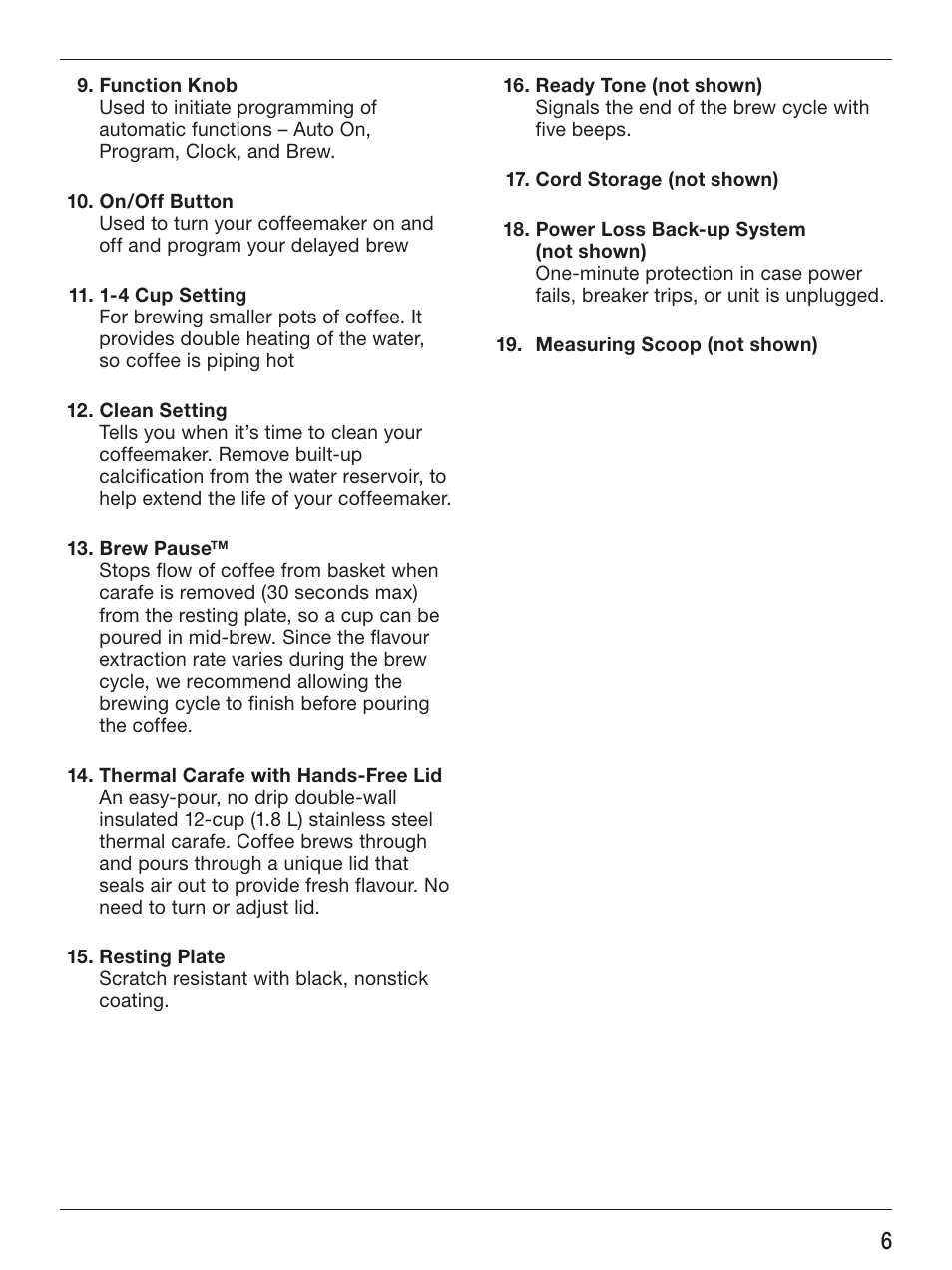 Cuisinart BREW CENTRAL THERMAL DCC-2400C User Manual | Page 7 / 14
