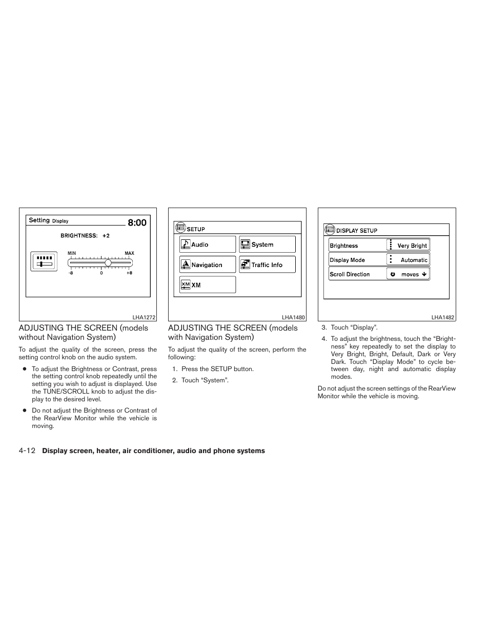NISSAN 2012 Sentra User Manual | Page 165 / 366