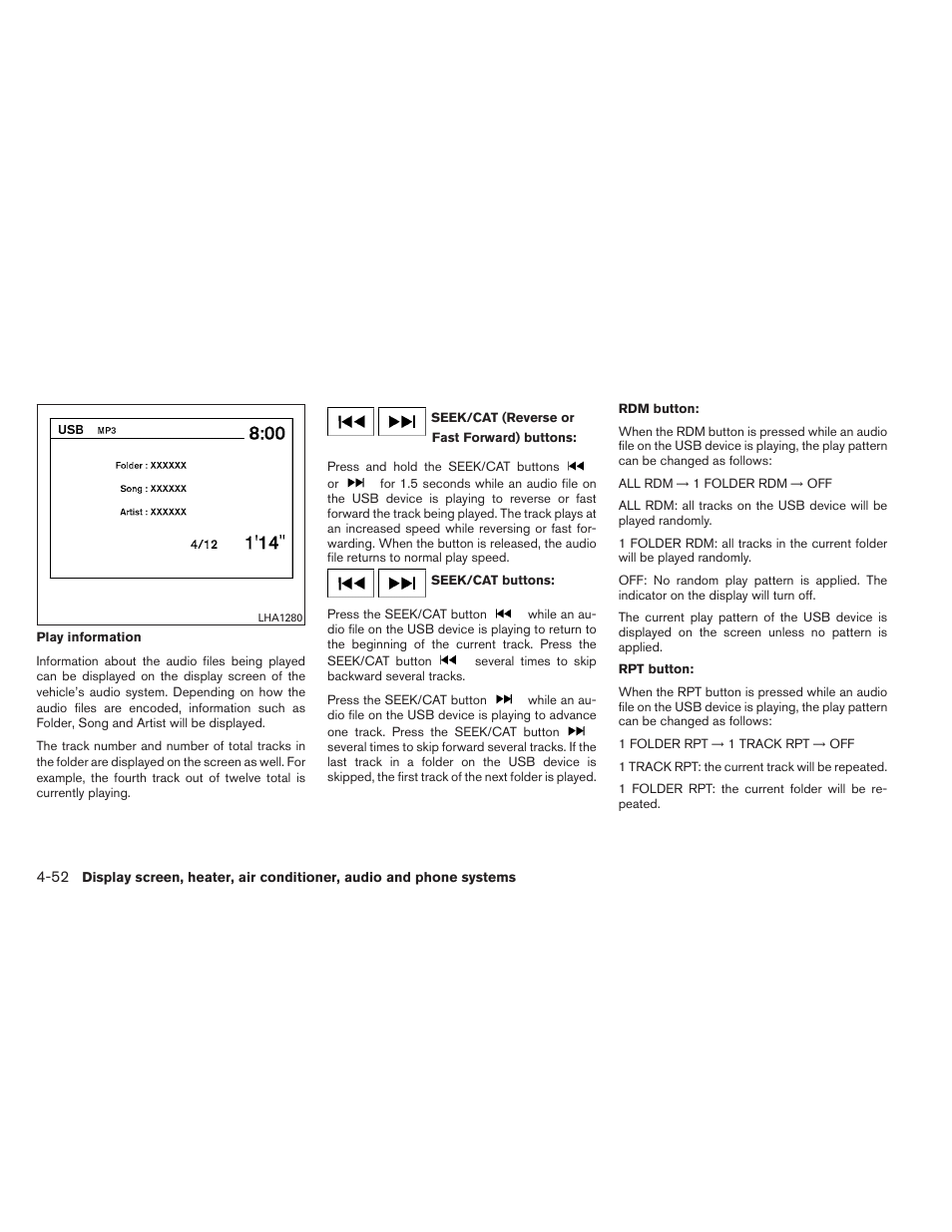 NISSAN 2012 Sentra User Manual | Page 205 / 366