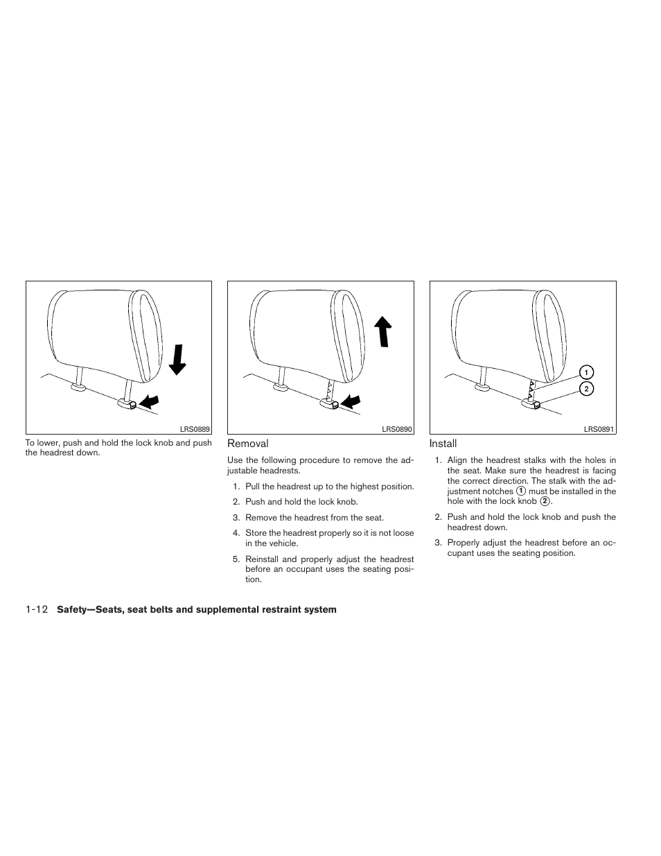 NISSAN 2012 Sentra User Manual | Page 31 / 366