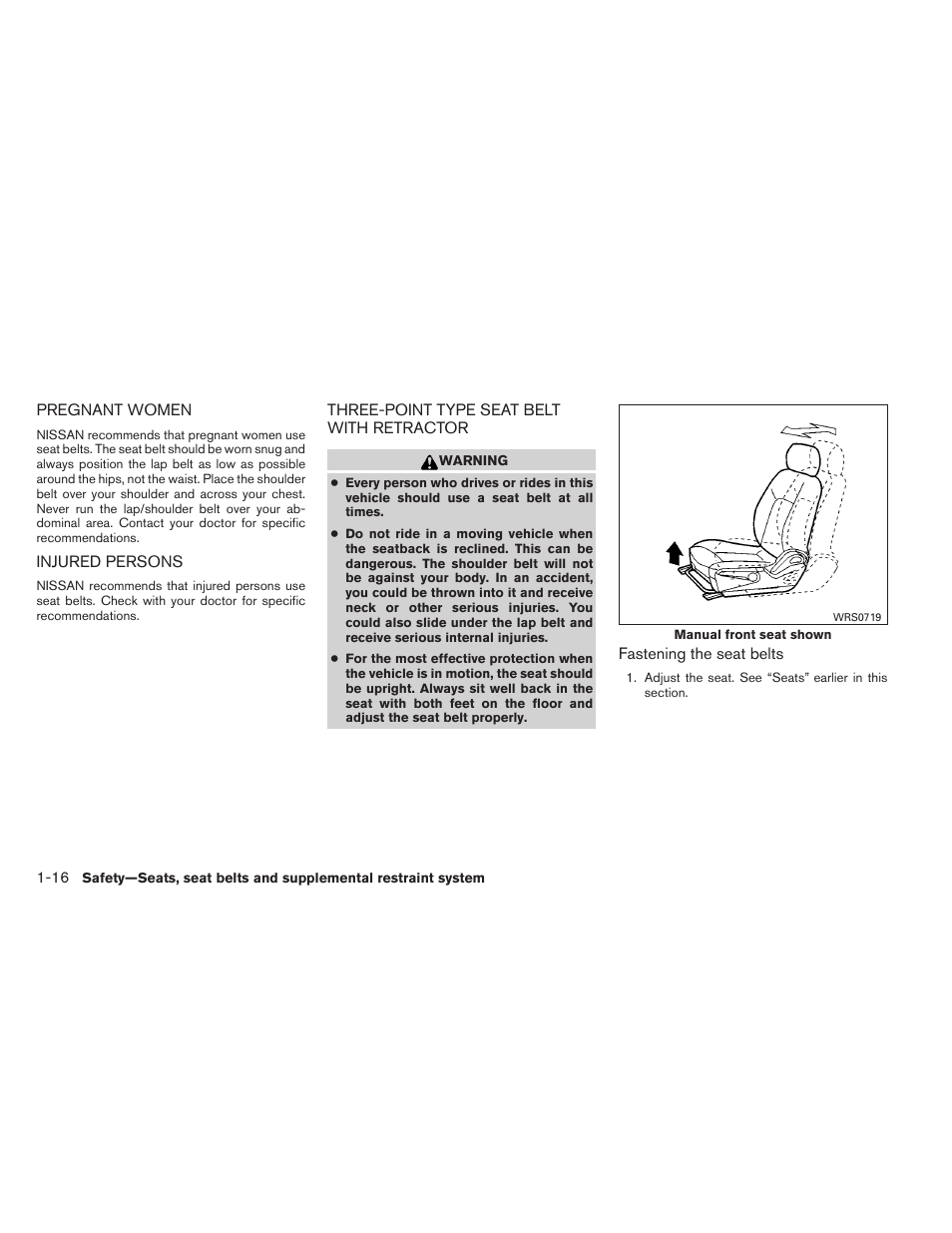 NISSAN 2012 Sentra User Manual | Page 35 / 366