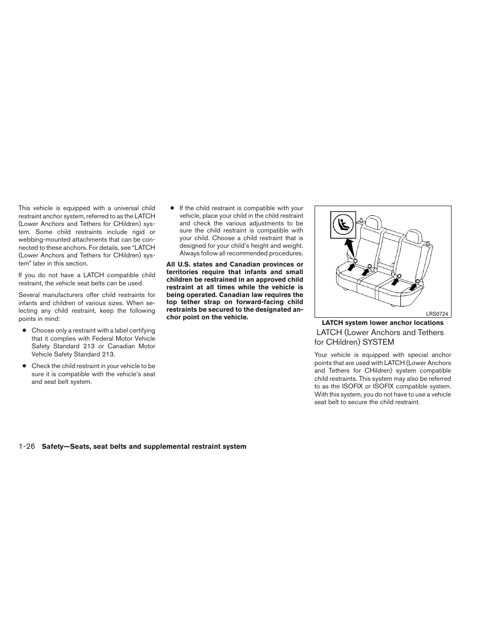 NISSAN 2012 Sentra User Manual | Page 45 / 366