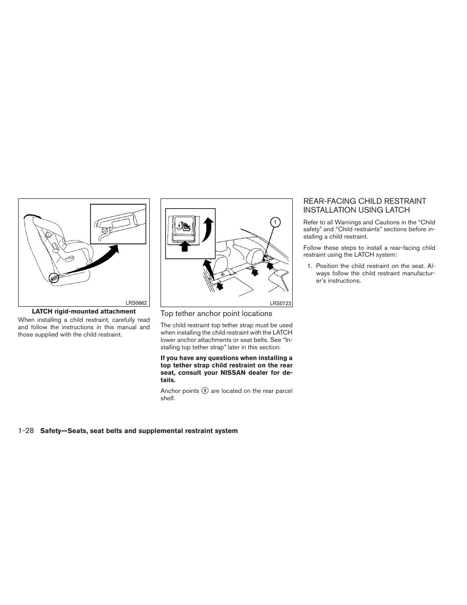 NISSAN 2012 Sentra User Manual | Page 47 / 366