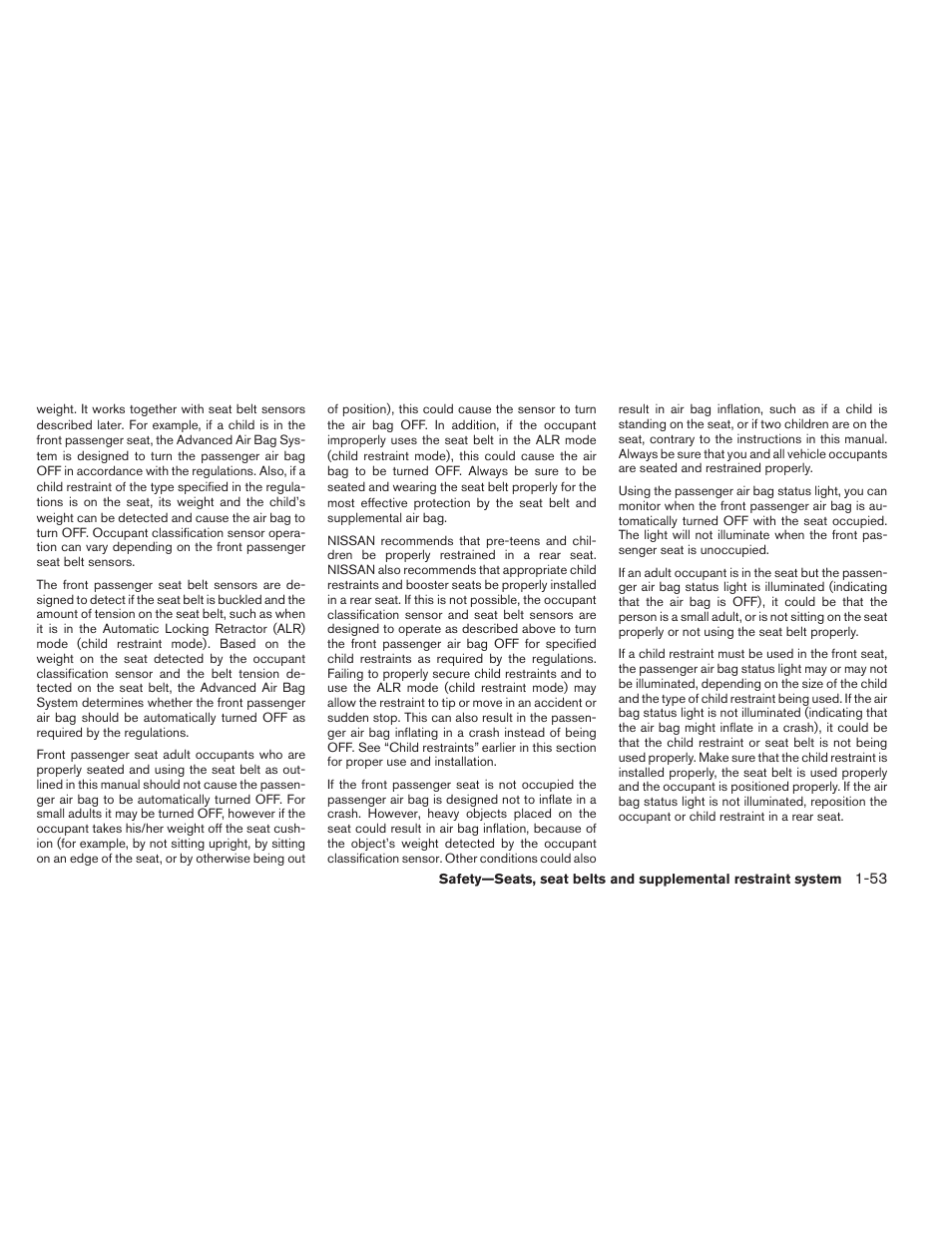 NISSAN 2012 Sentra User Manual | Page 72 / 366