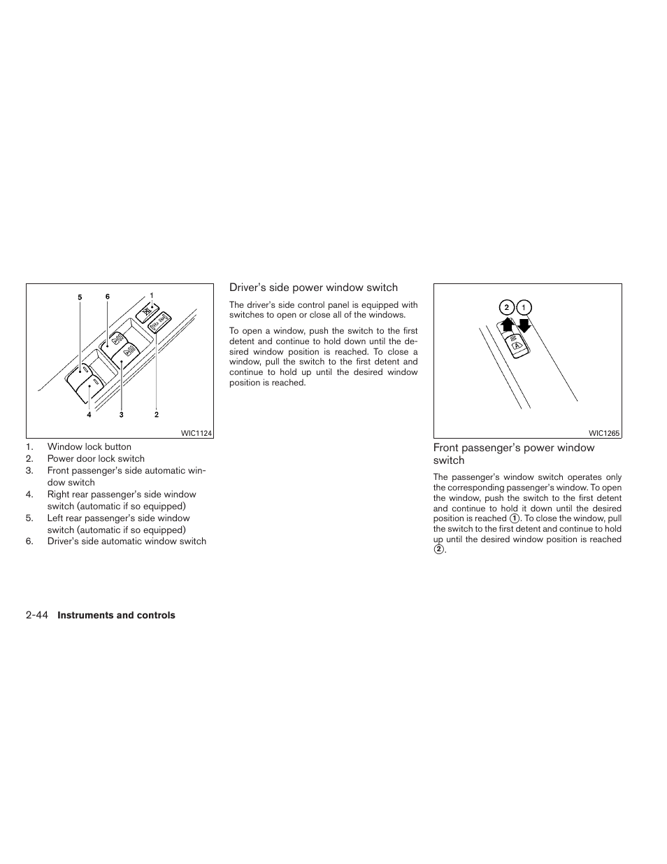 NISSAN 2012 Maxima User Manual | Page 115 / 452