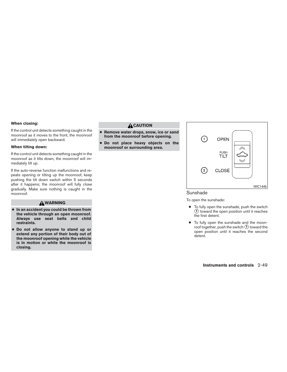 NISSAN 2012 Maxima User Manual | Page 120 / 452