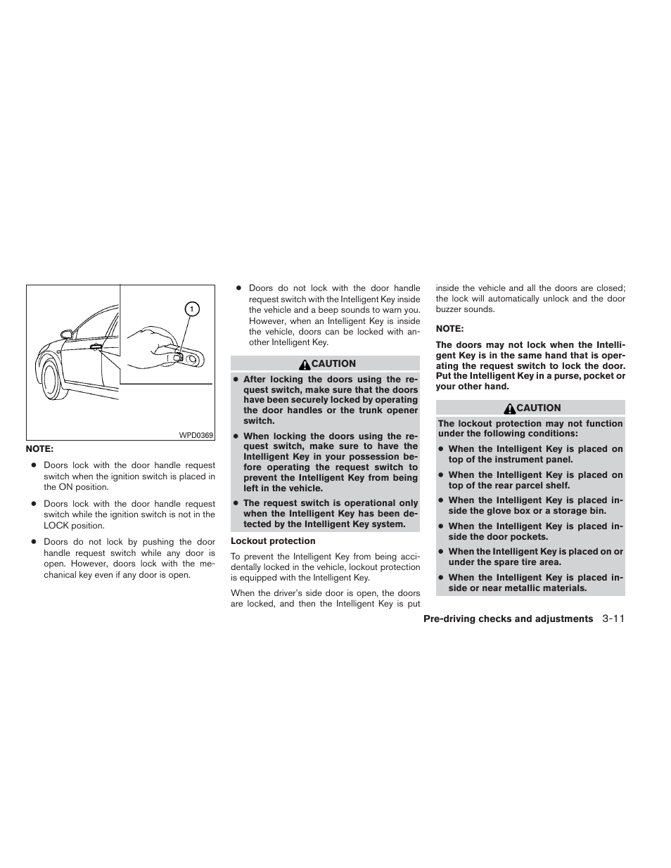 NISSAN 2012 Maxima User Manual | Page 138 / 452