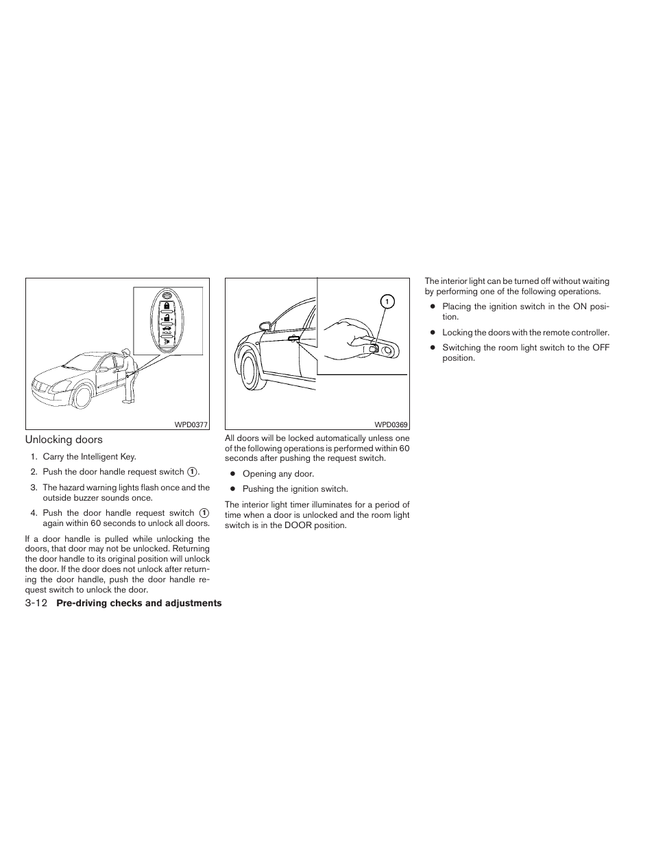 NISSAN 2012 Maxima User Manual | Page 139 / 452