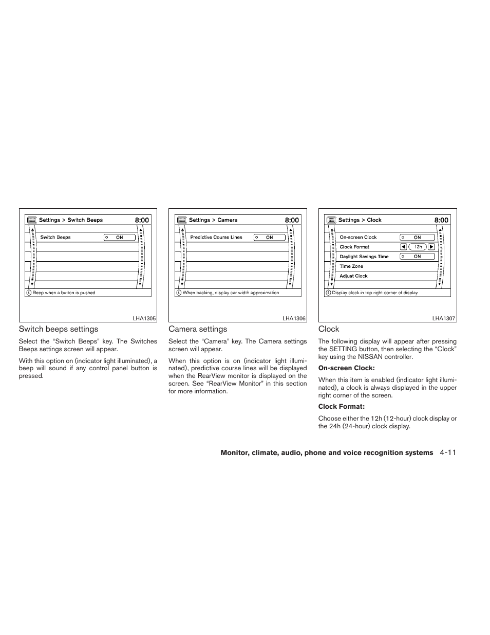 NISSAN 2012 Maxima User Manual | Page 170 / 452