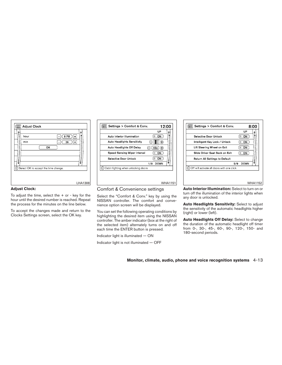 NISSAN 2012 Maxima User Manual | Page 172 / 452