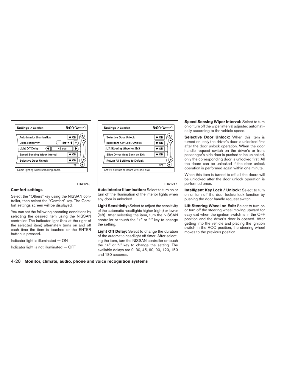 NISSAN 2012 Maxima User Manual | Page 187 / 452