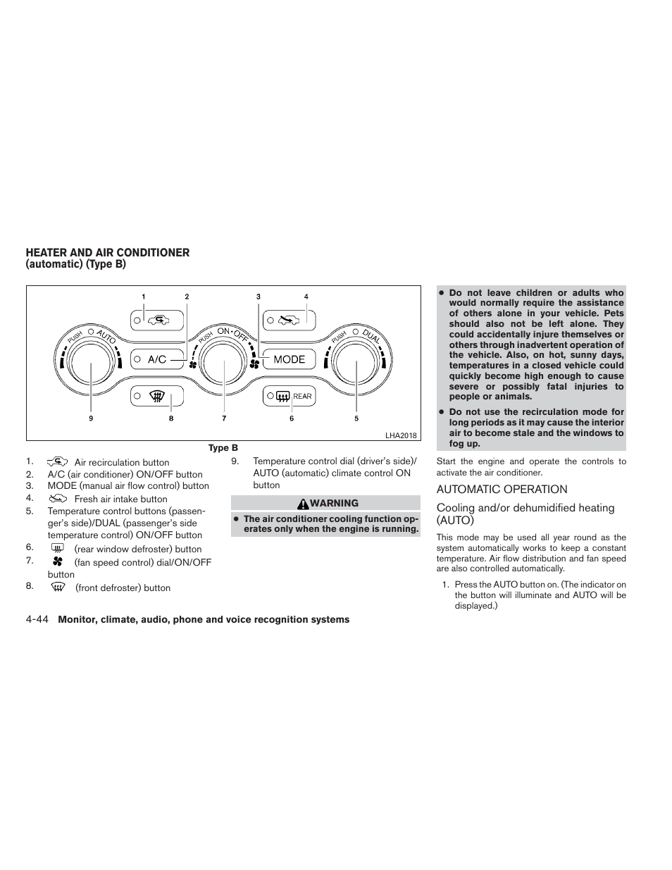Automatic operation -44 | NISSAN 2012 Maxima User Manual | Page 203 / 452