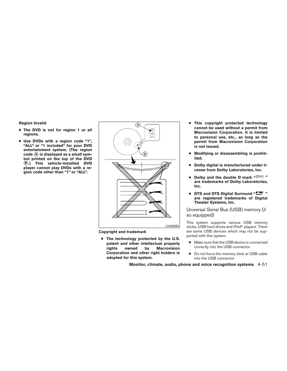 NISSAN 2012 Maxima User Manual | Page 210 / 452