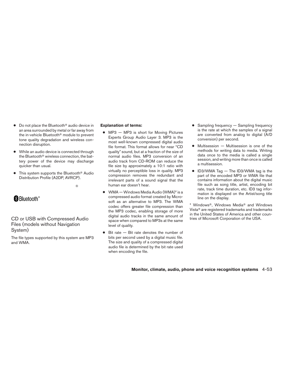 NISSAN 2012 Maxima User Manual | Page 212 / 452