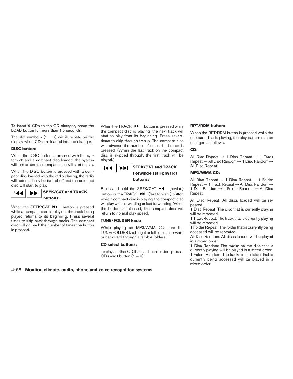 NISSAN 2012 Maxima User Manual | Page 225 / 452