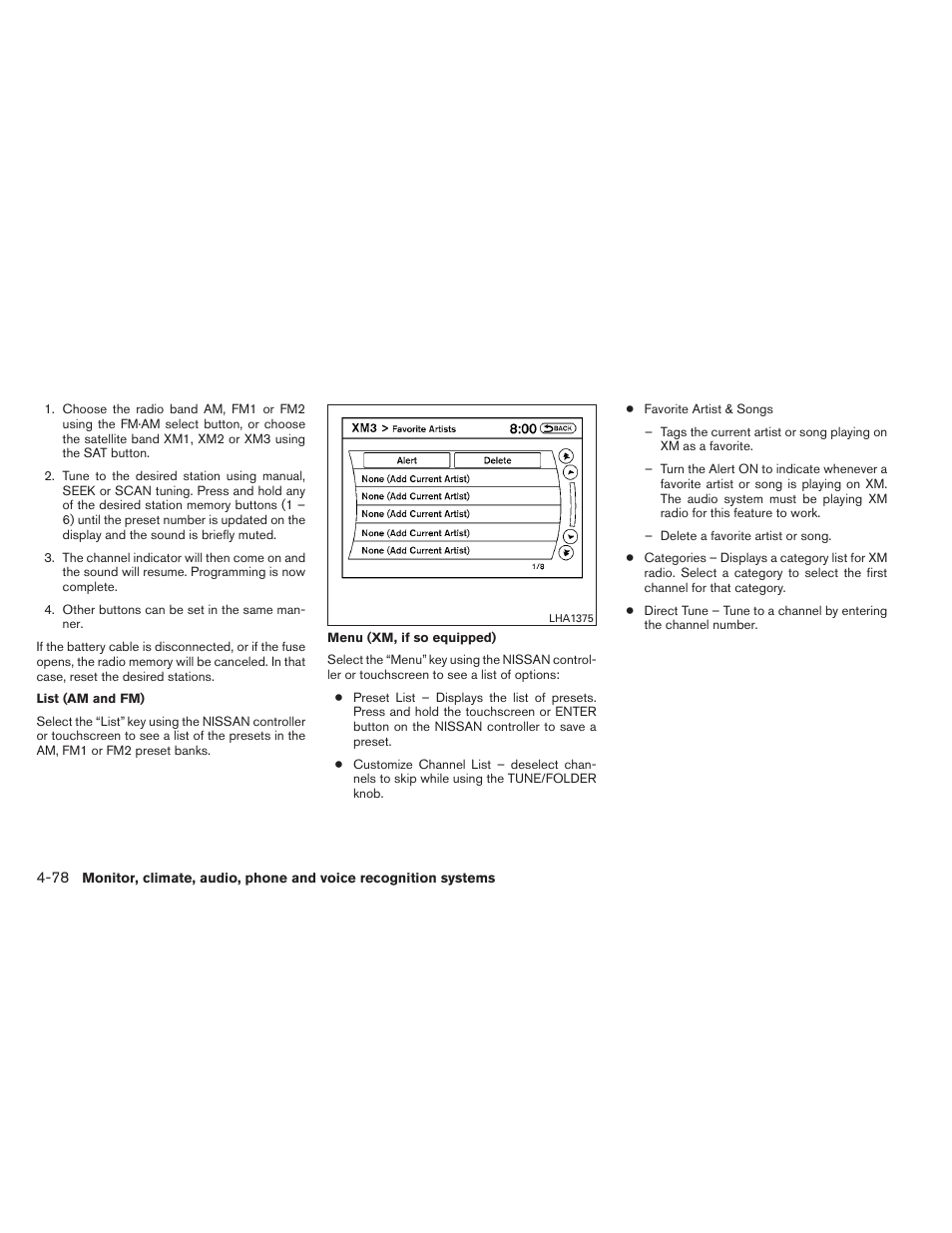 NISSAN 2012 Maxima User Manual | Page 237 / 452