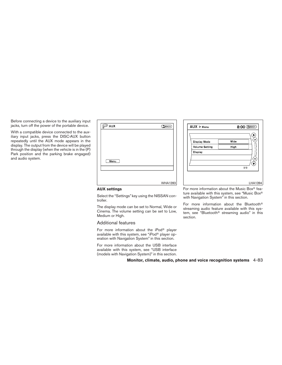 NISSAN 2012 Maxima User Manual | Page 242 / 452