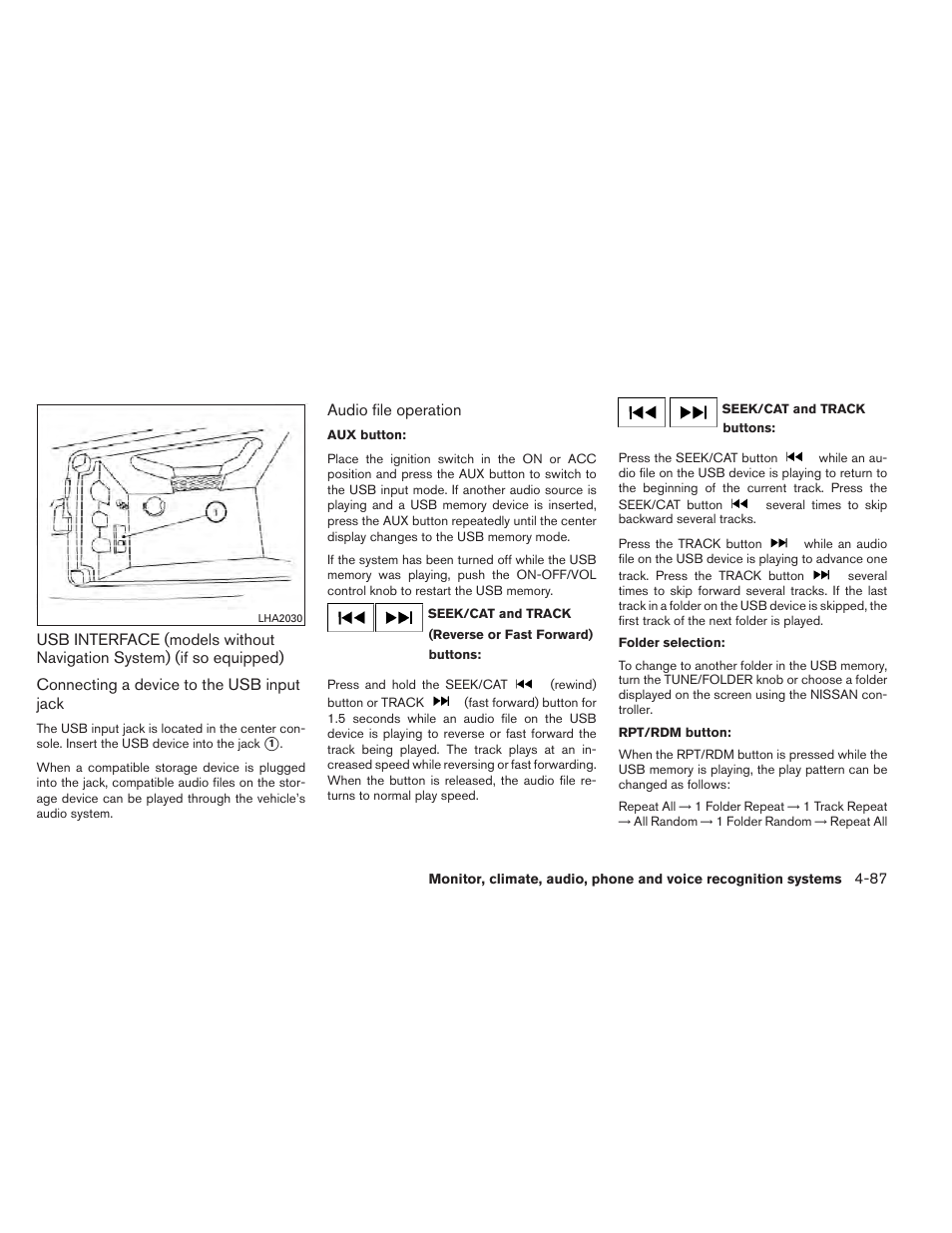 NISSAN 2012 Maxima User Manual | Page 246 / 452