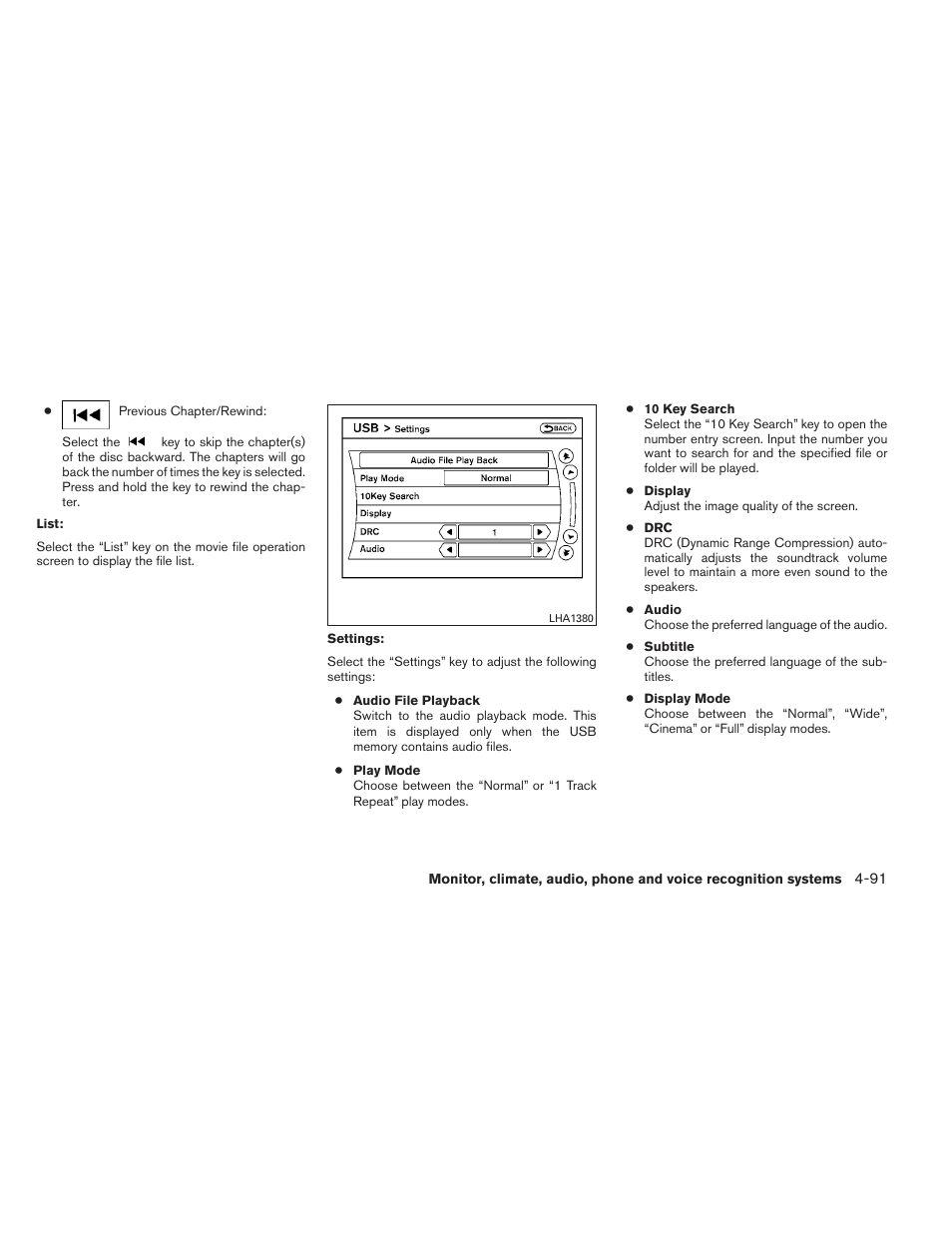 NISSAN 2012 Maxima User Manual | Page 250 / 452