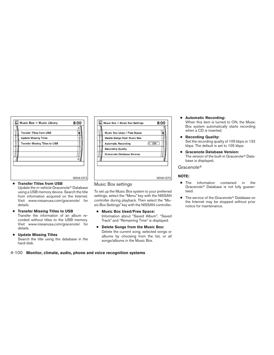 NISSAN 2012 Maxima User Manual | Page 259 / 452