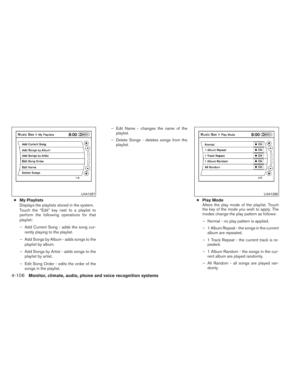 NISSAN 2012 Maxima User Manual | Page 265 / 452