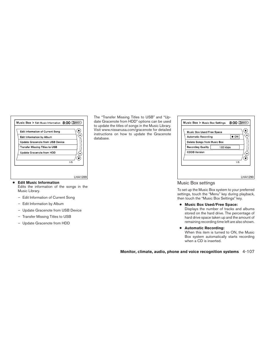 NISSAN 2012 Maxima User Manual | Page 266 / 452