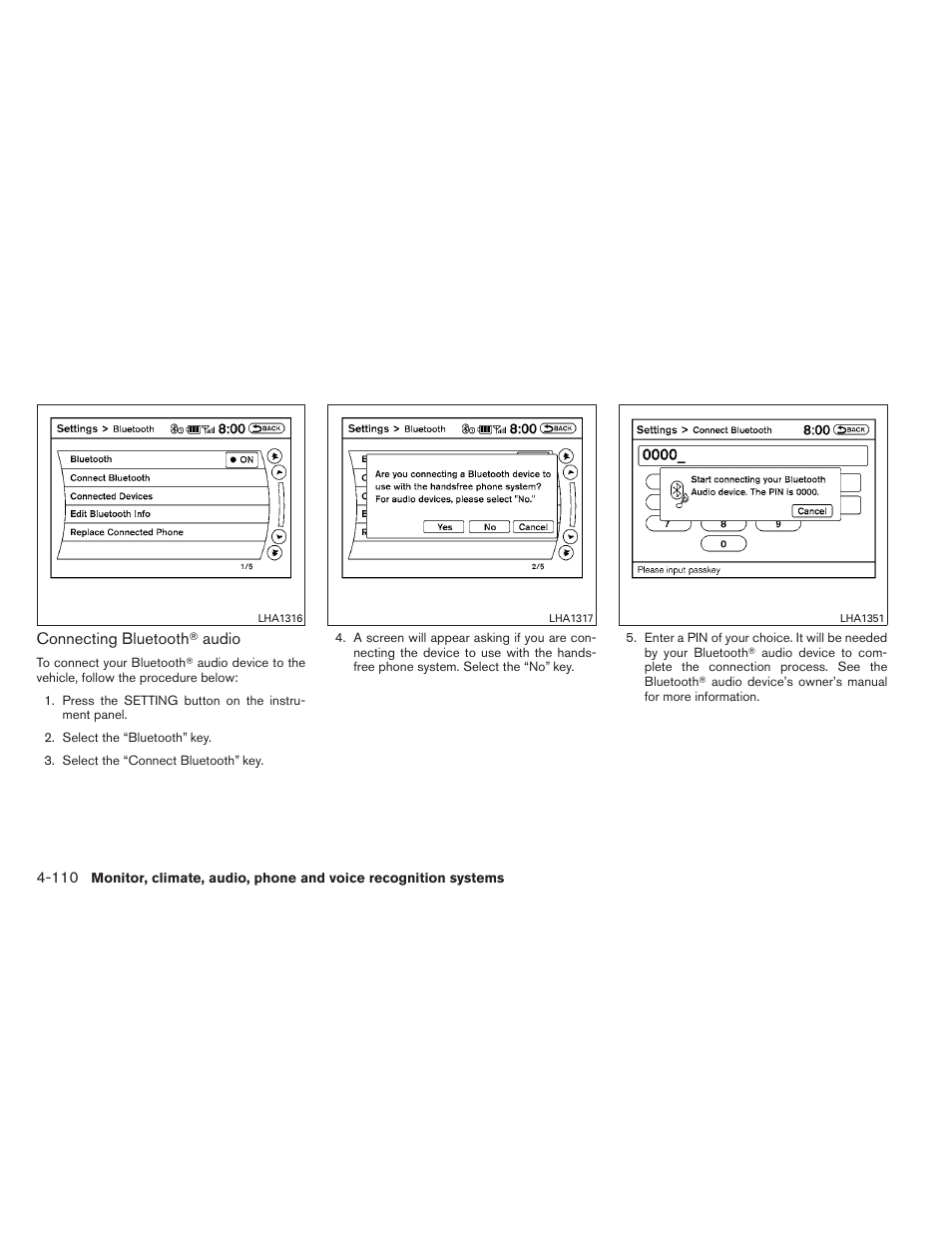 NISSAN 2012 Maxima User Manual | Page 269 / 452