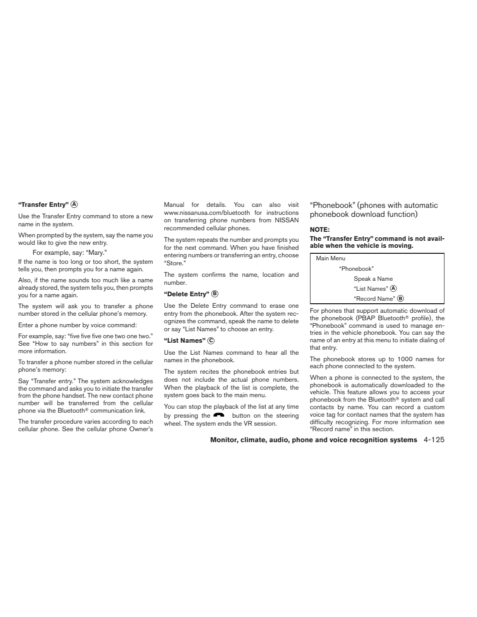 NISSAN 2012 Maxima User Manual | Page 284 / 452