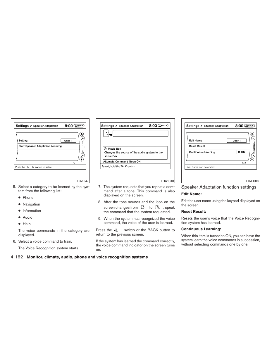 NISSAN 2012 Maxima User Manual | Page 321 / 452