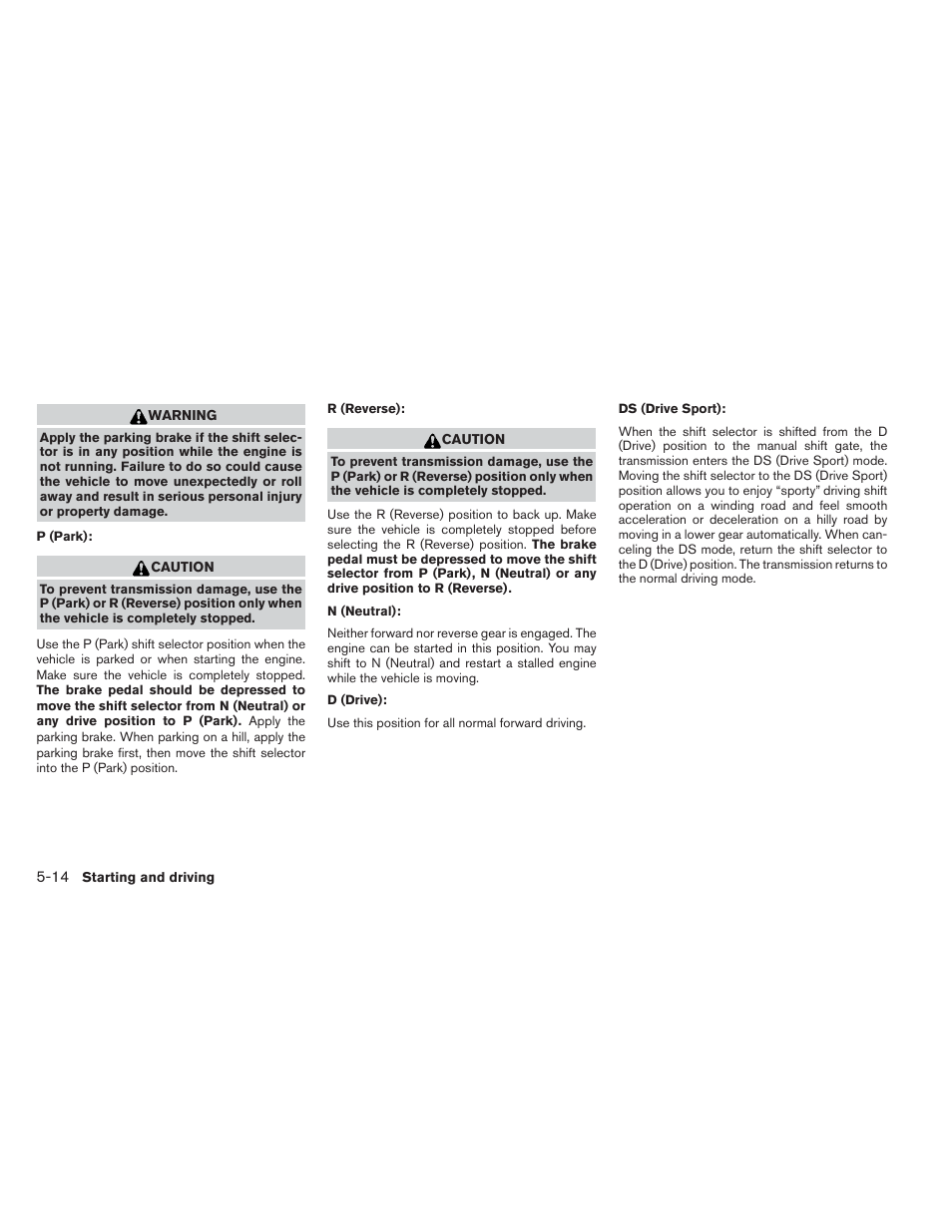 NISSAN 2012 Maxima User Manual | Page 337 / 452