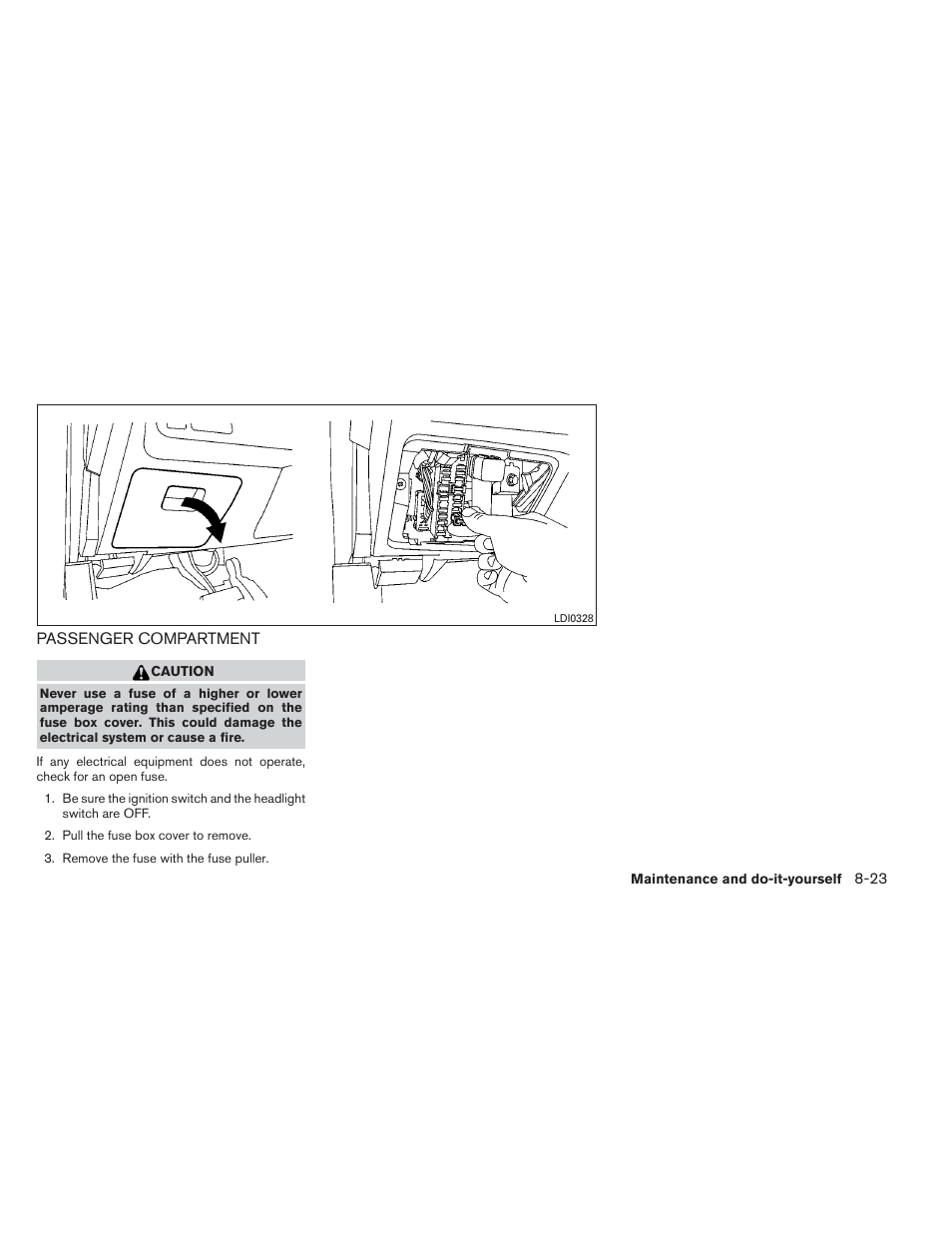 Passenger compartment -23 | NISSAN 2012 Maxima User Manual | Page 396 / 452