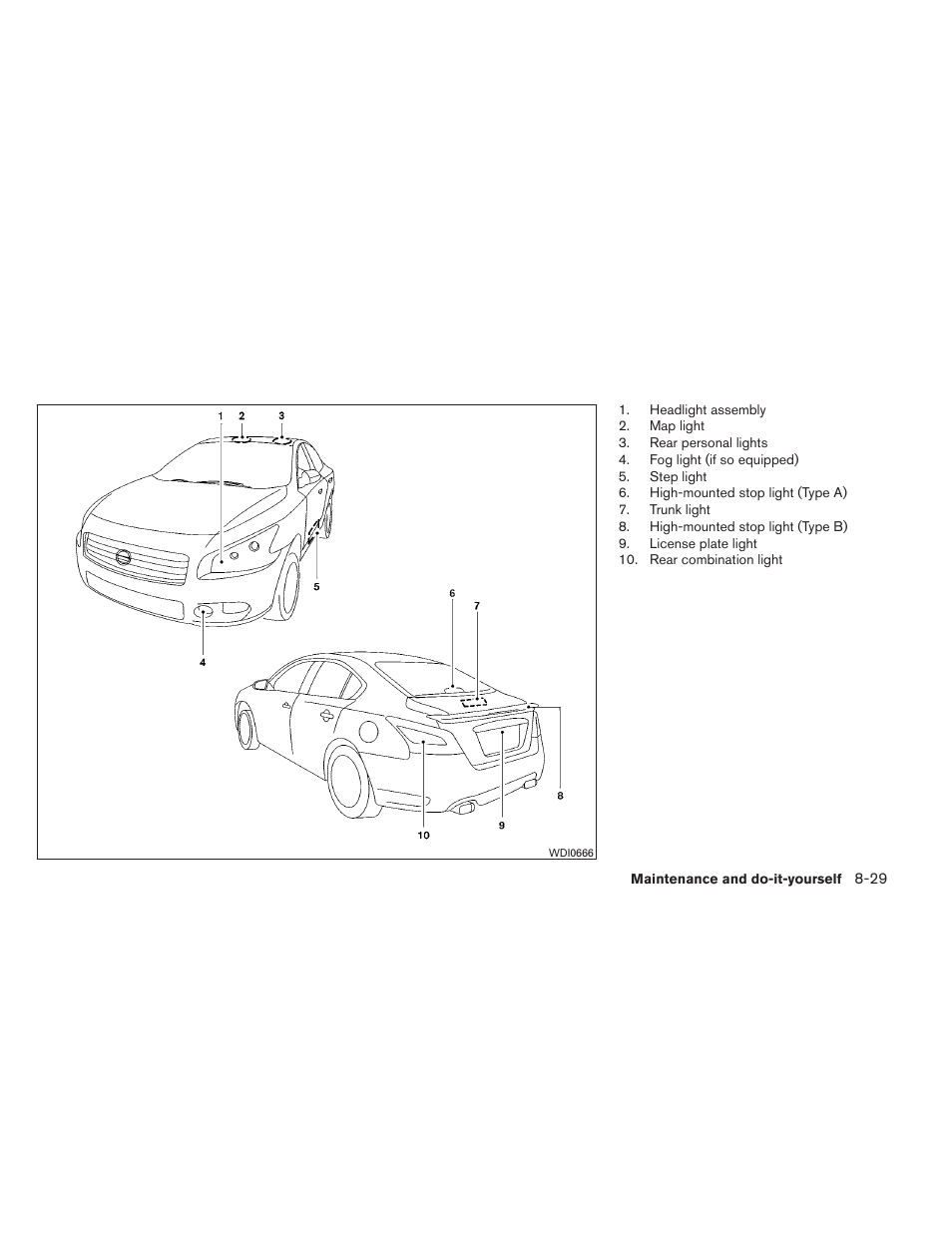 NISSAN 2012 Maxima User Manual | Page 402 / 452